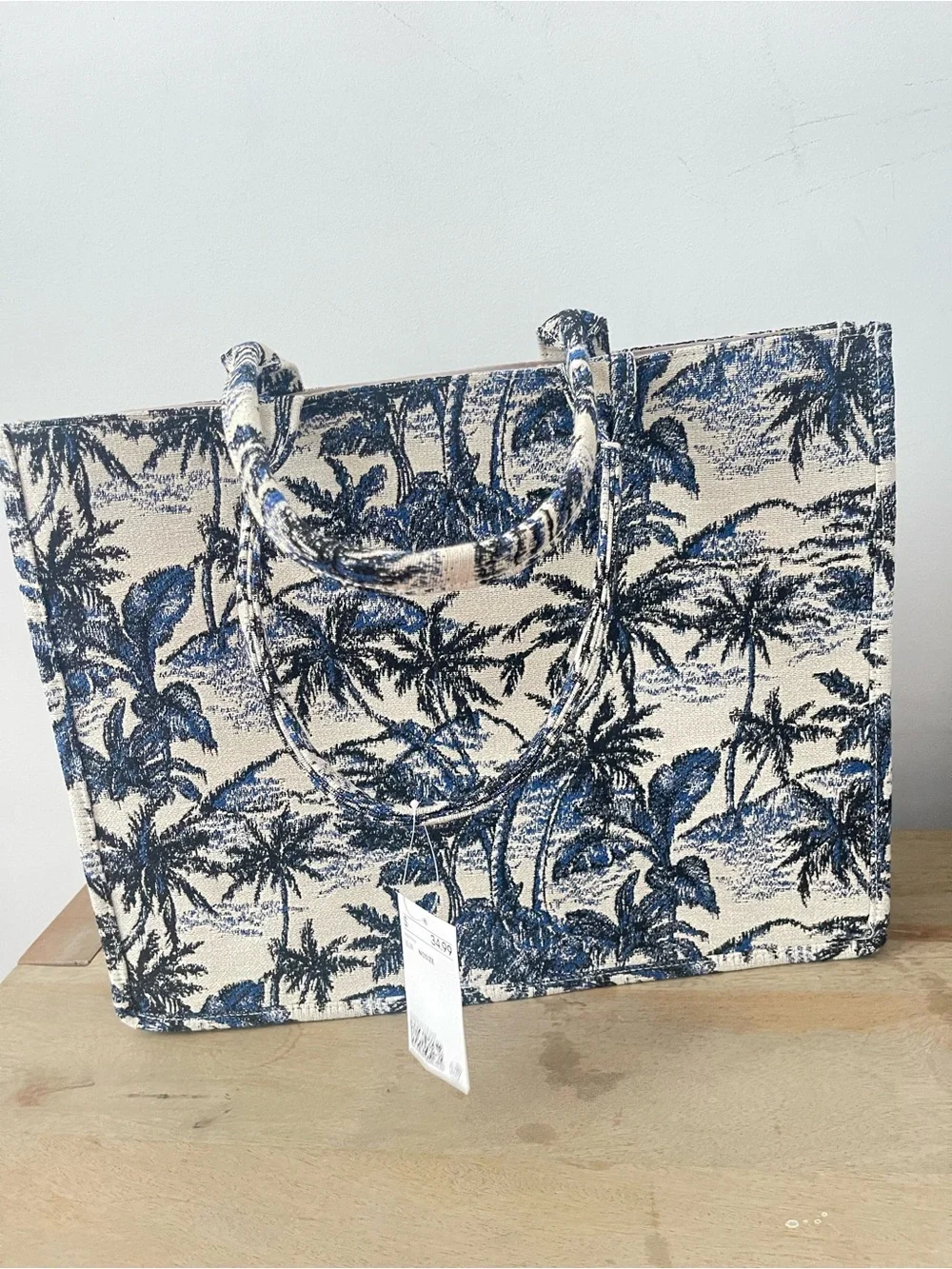 H&M Tropical Print Tote Bag